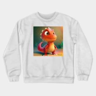 Baby Dinosaur Dino Bambino - David Crewneck Sweatshirt